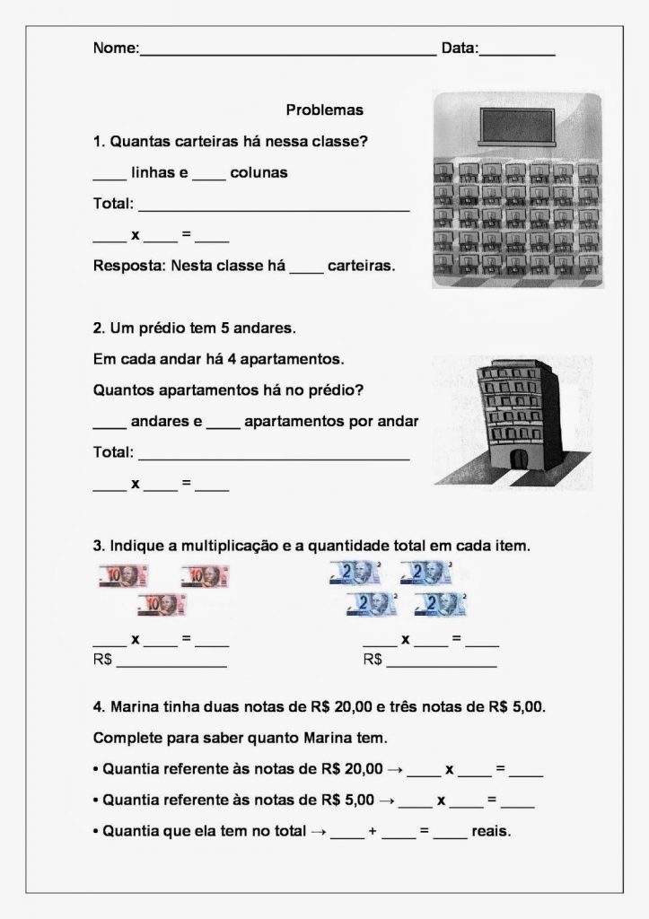 Atividades de Matemática: Adição: 3º Ano - Atividades Educativas