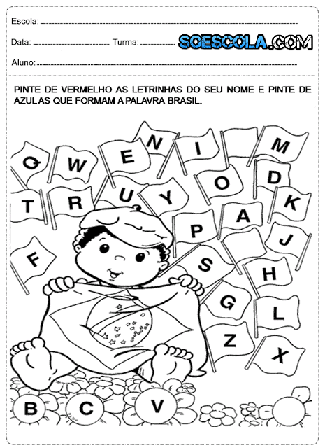atividades prontas para imprimir para alfabetização infantil, para alunos do 1º, 2º e 3º ano.