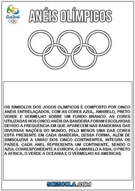 Jogos Olímpicos – Textos Informativos Para Imprimir