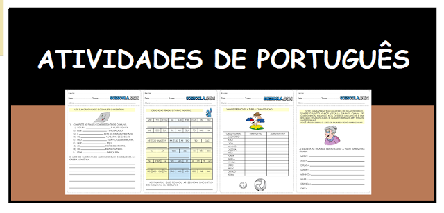 Baixe Atividades Português 4° ano
