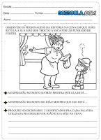 Atividades de português 4° ano interpretação de texto