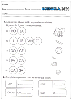Baixe em PDF - Atividades de Português para o 2° ano do ensino fundamental