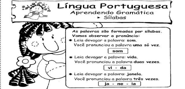 Várias Atividades de português para o ensino fundamental para imprimir