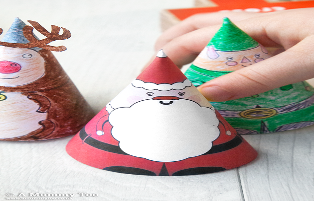 Personagens de Natal 3D - Fantoches de dedo, decorações da árvore, como você vai usar o seu ?