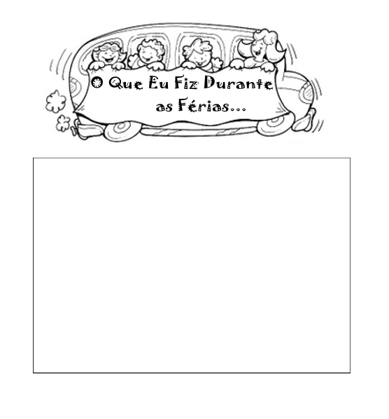 Desenhos para Atividades Escolares