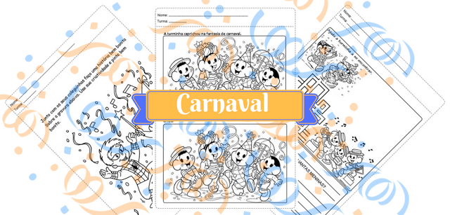Atividades carnaval para educação infantil