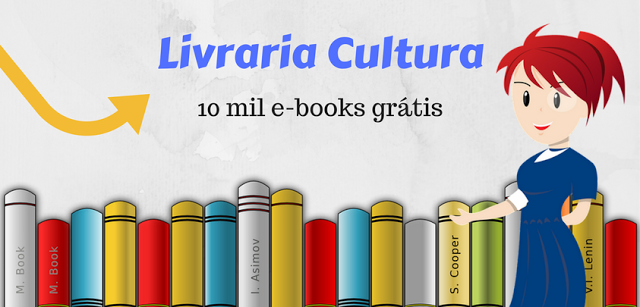 Livraria Cultura oferece mais de 10 mil e-books grátis