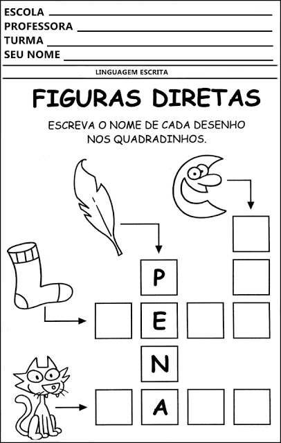 Confira atividades de alfabetização prontas para imprimir para trabalhar com alunos das séries iniciais.