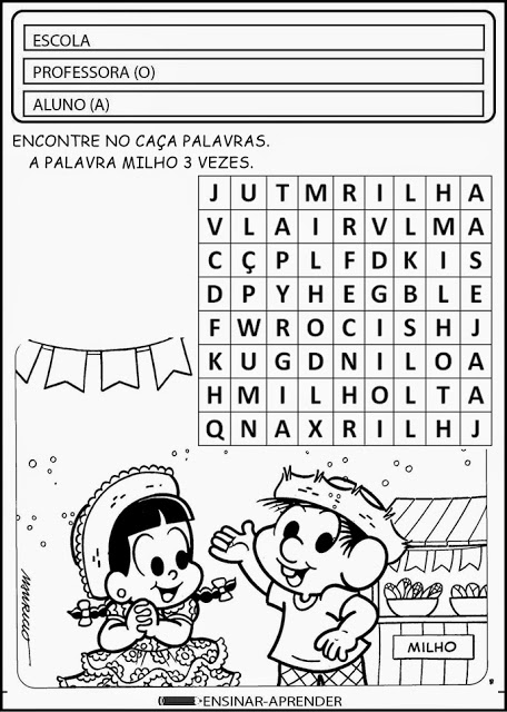 Confira algumas atividades educativas para trabalhar festa junina com alunos das séries inicias, com vários desenhos ilustrativos prontos para colorir.