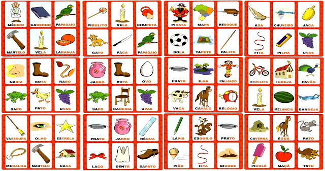 Jogos para Alfabetizar: Bingo dos Sons Iniciais