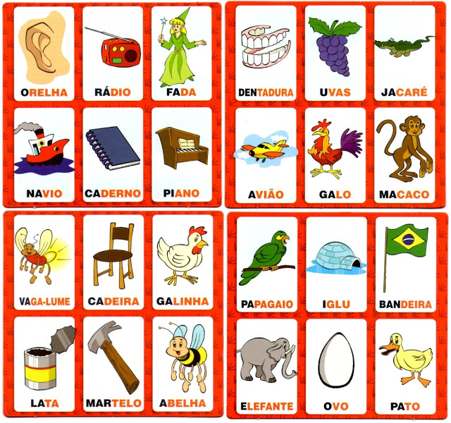 Jogos para Alfabetizar: Bingo dos Sons Iniciais