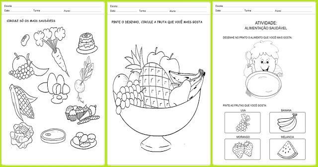 Featured image of post Imagens De Alimentos Saud veis Para Imprimir E Colorir P gina para colorir comida saud vel