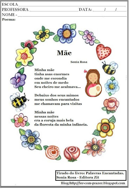 Poema e Poesias - Dia das Mães