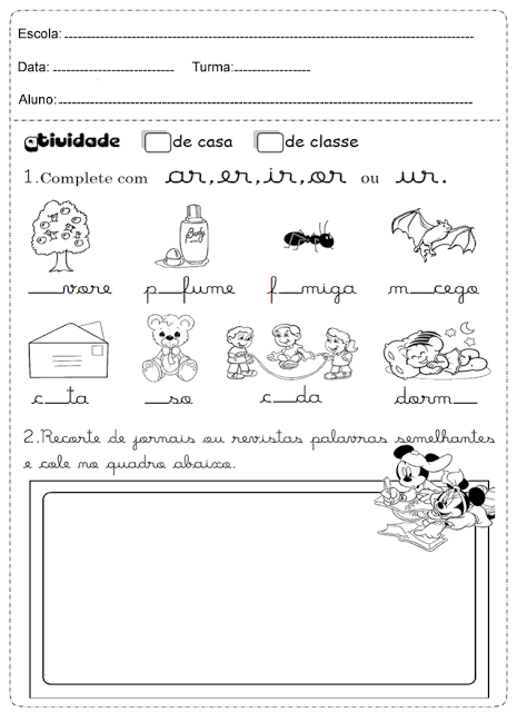 Confira nesta postagem atividades de português prontas para imprimir, indicadas a alunos do segundo ano do Ensino Fundamental.