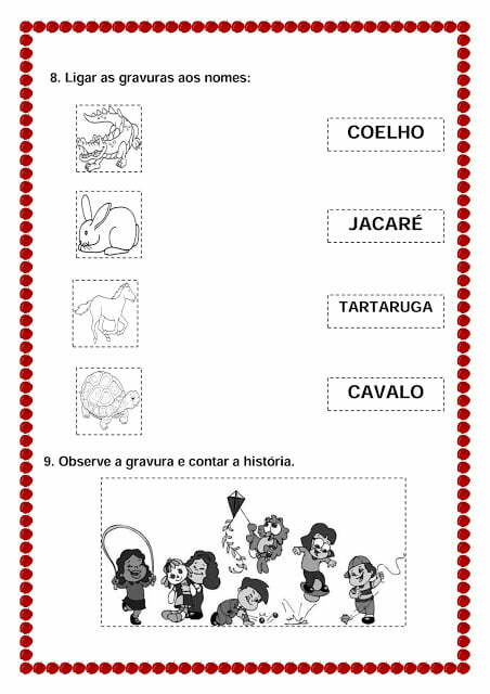 Avaliação de Linguagem Infantil para imprimir