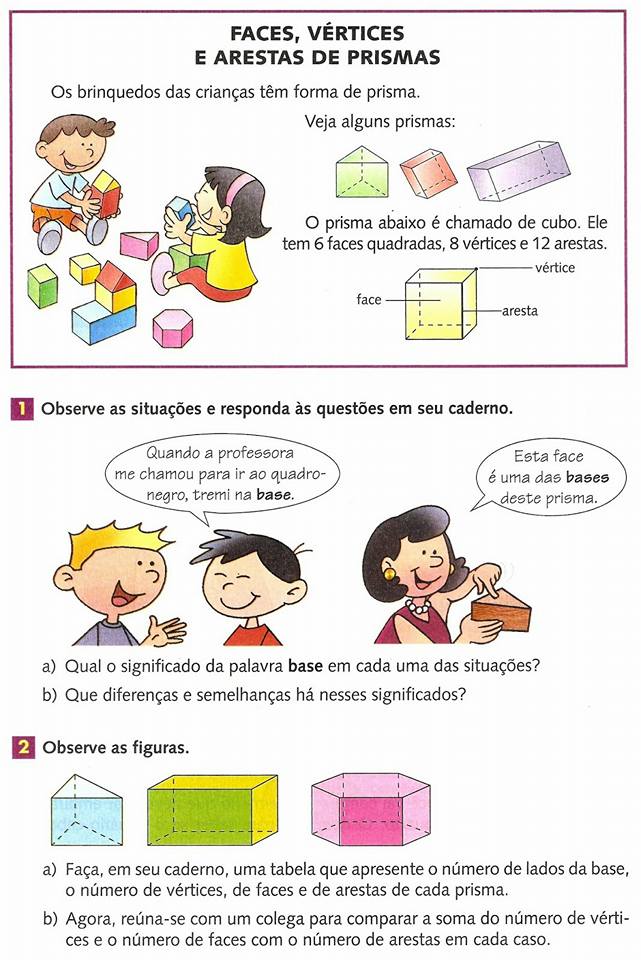 Atividades de Matemática de Geometria