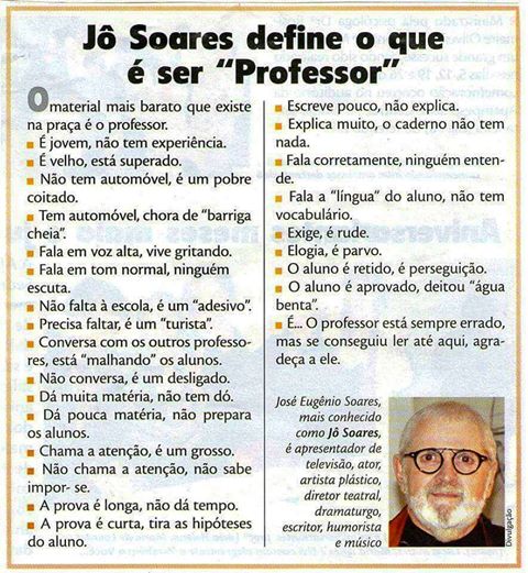 Ser professor O que um professor precisar ser e fazer?! #educaçao #