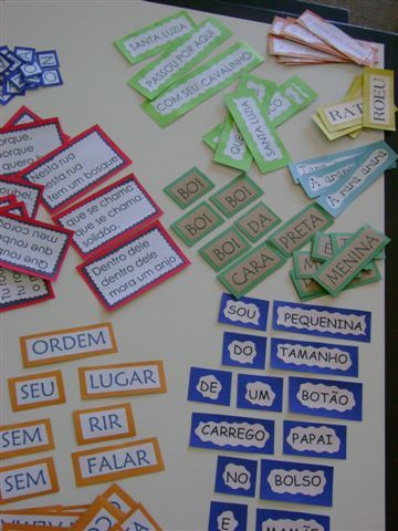 Jogos de alfabetização com trava línguas