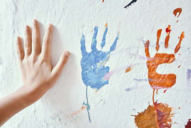 28 Ideias de Carimbos com as mãos: Pinturas de Mão