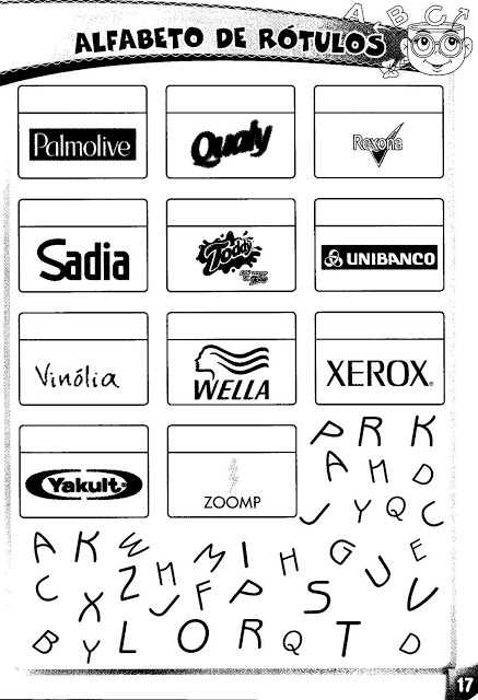 Plano de Aula para trabalhar o alfabeto - Sugestões de Atividades para imprimir.
