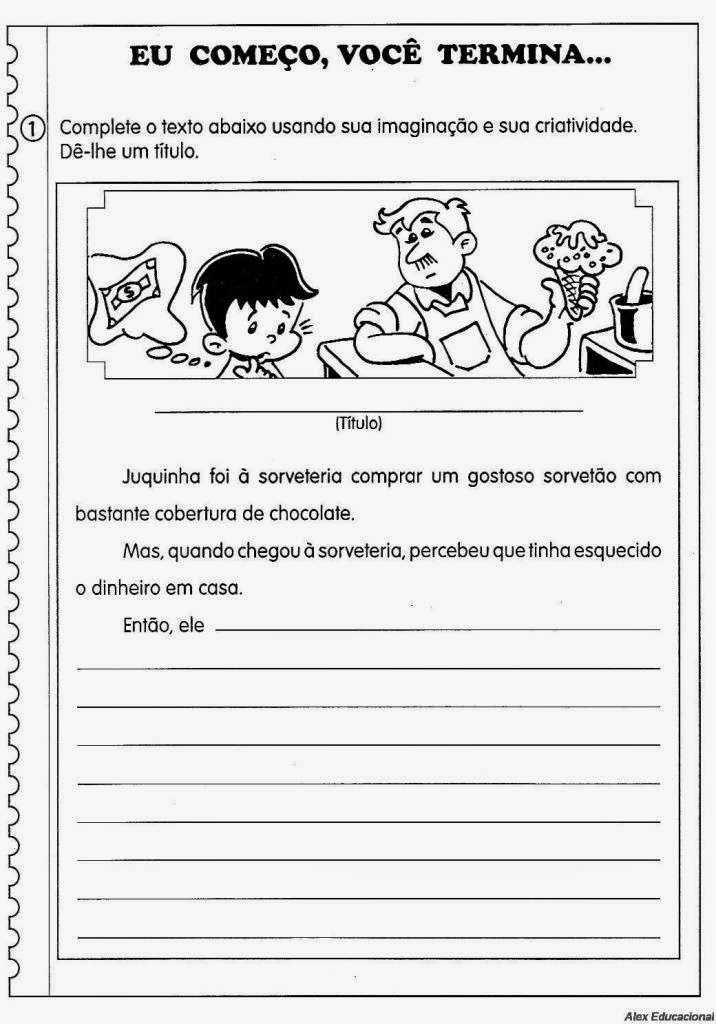 Atividades de Português para Ensino Fundamental - Para Imprimir.