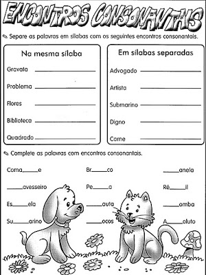 Atividades de Português para Ensino Fundamental - Para Imprimir.