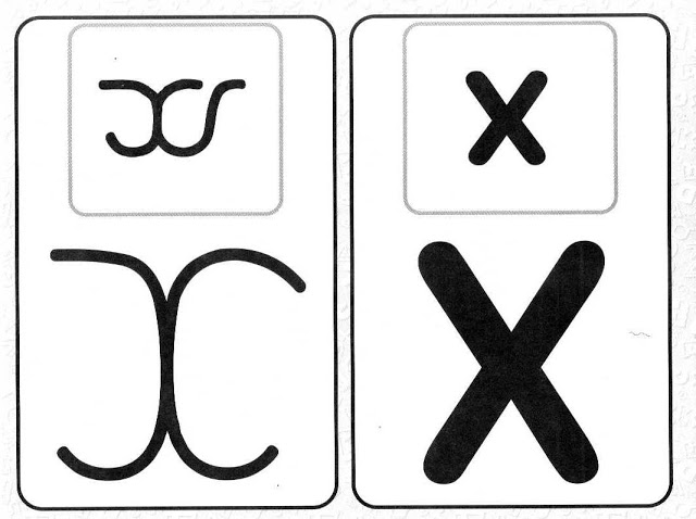 Alfabeto com todos os tipos de letras - Para Imprimir.