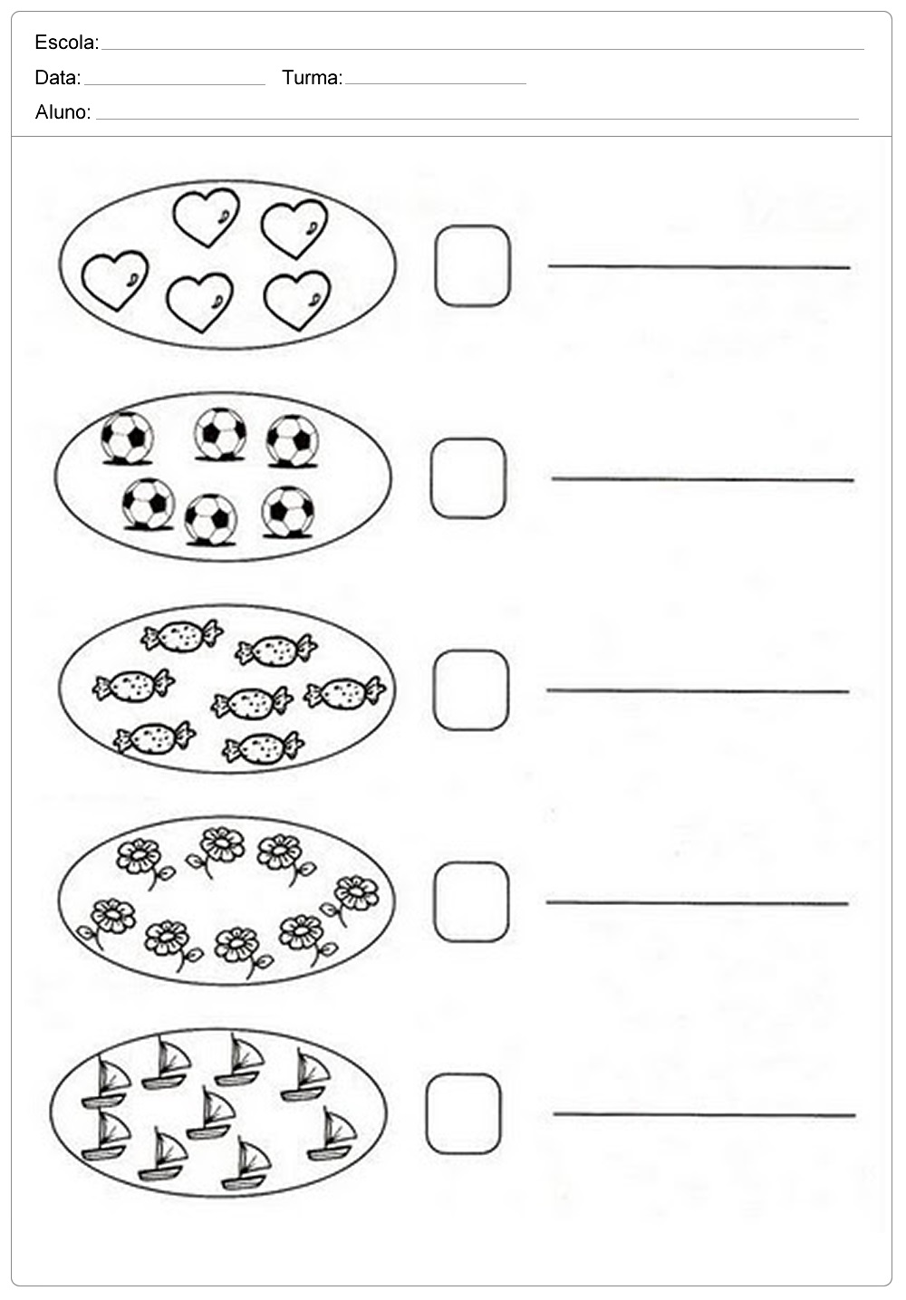 Plano de Aula números no cotidiano para 1º ano - Ensino Fundamental.