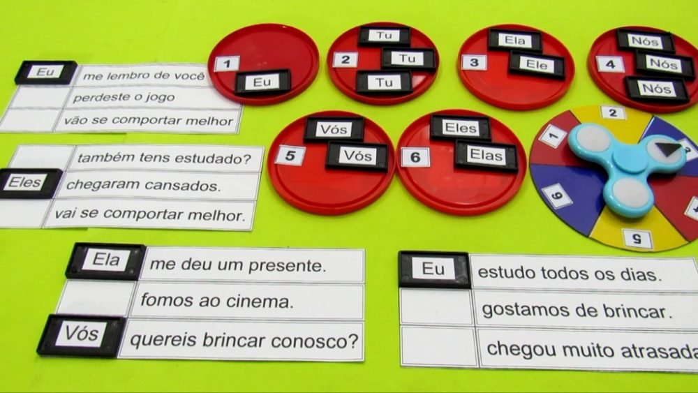 Jogo Educativo dos Pronomes do caso reto - Com fichas e passo a passo.