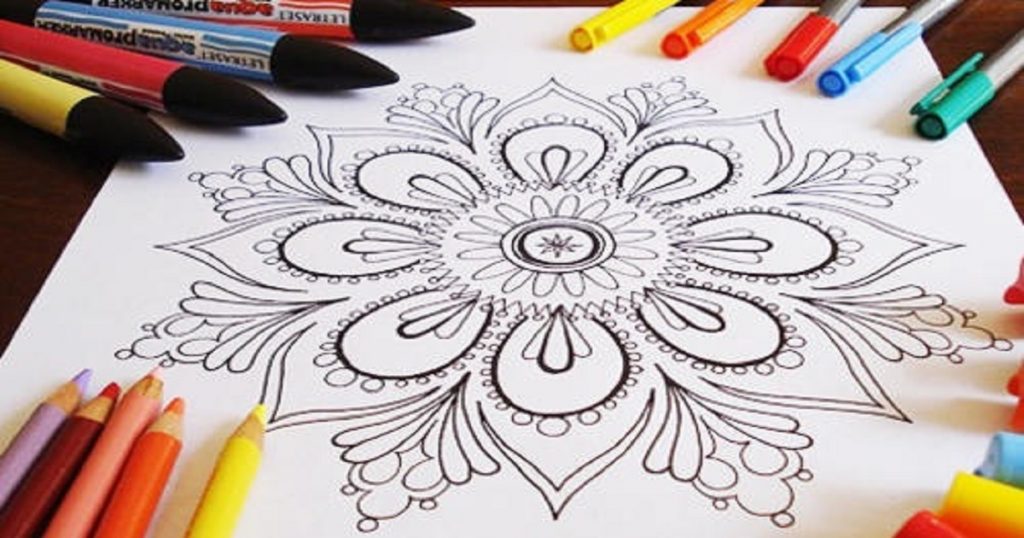 Como fazer download de Mandalas para colorir?