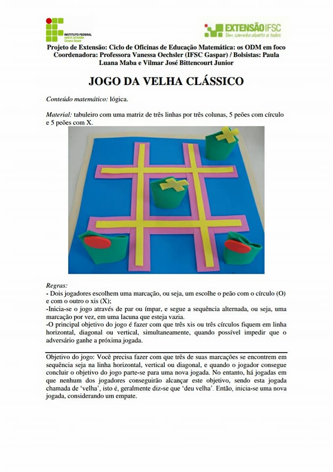 OFICINA DE JOGOS APOSTILA DO PROFESSOR EM PDF - IMPRIMIR.