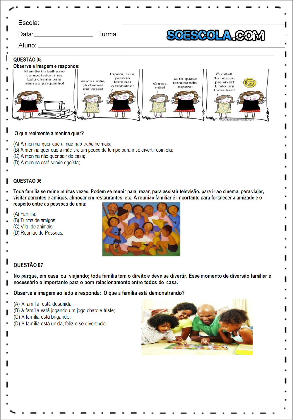 Atividades de Geografia 2 ano - Para Imprimir - Ensino Fundamental.