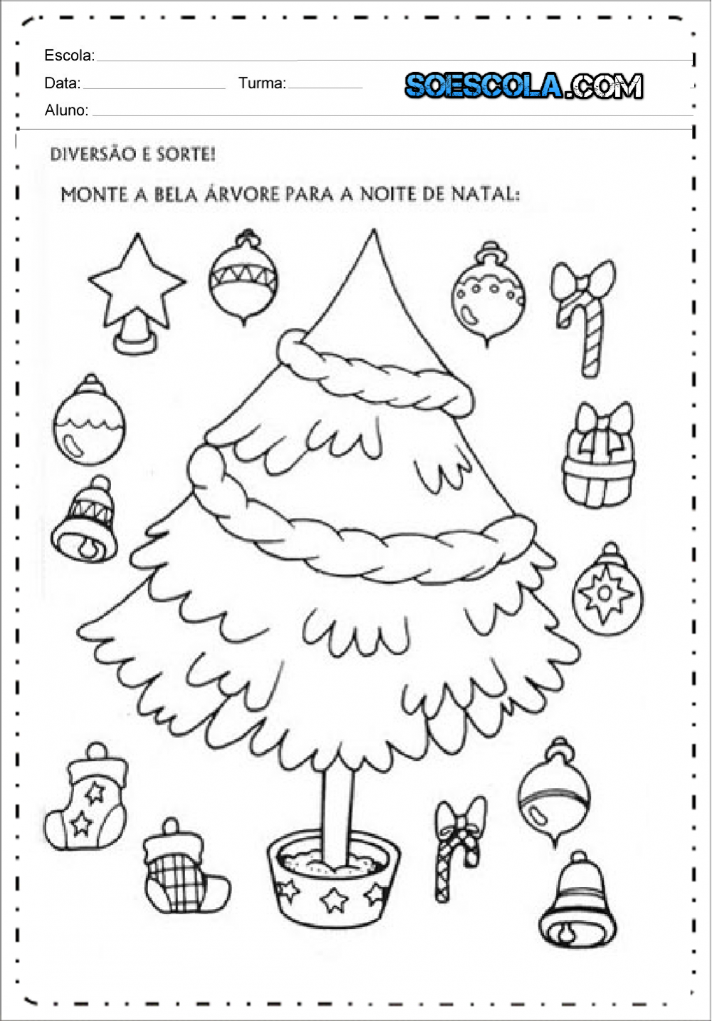 Atividade árvore De Natal Educação Infantil Educa