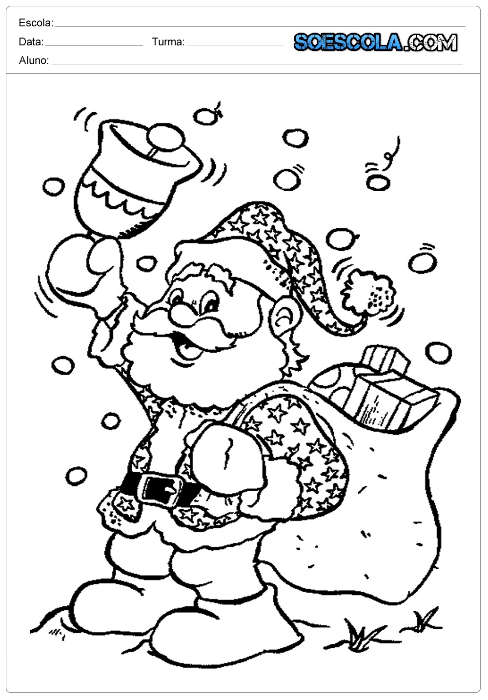 20 Desenhos de Sinos de Natal para Colorir e Imprimir - Online Cursos  Gratuitos