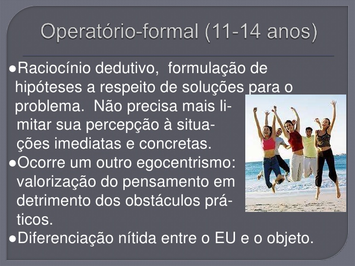 As fases do desenvolvimento cognitivo segundo Piaget