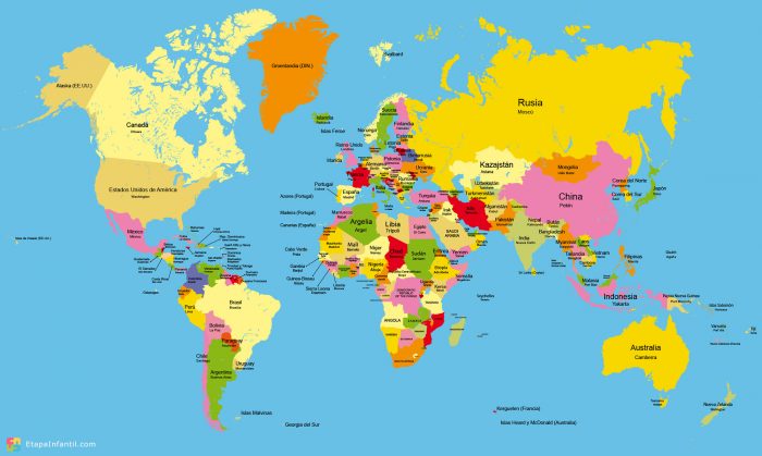 Resultado de imagem para mapa polÃ­tico do mundo