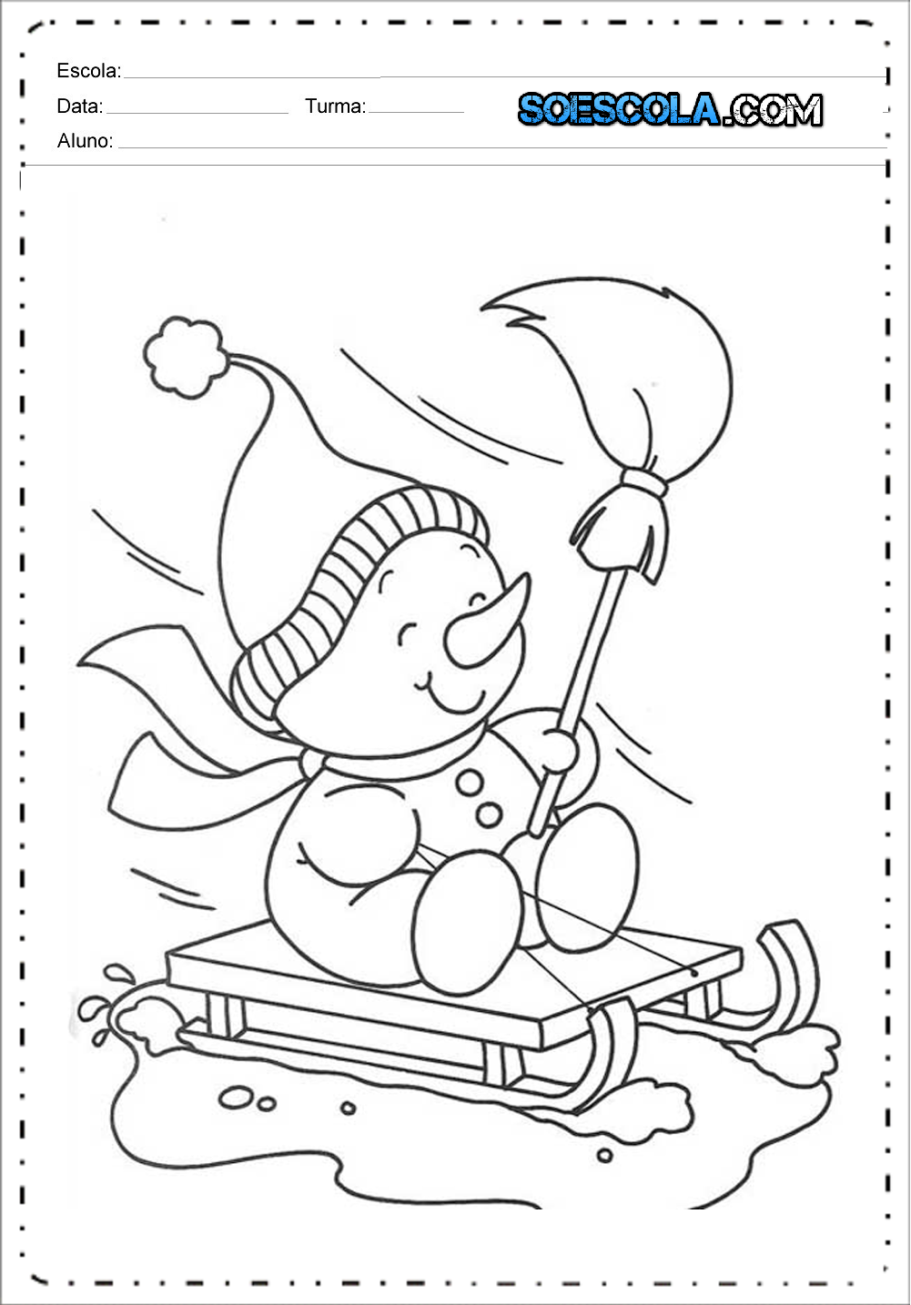Natal Desenhos De Bonecos De Neve Para Colorir Images And Photos Finder