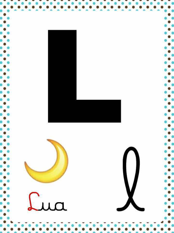 Alfabeto com Letra Cursiva e Bastão para imprimir - Fichas Ilustradas