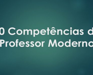 Competências do professor moderno