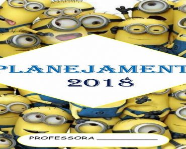 Planner 2018 com os Minions