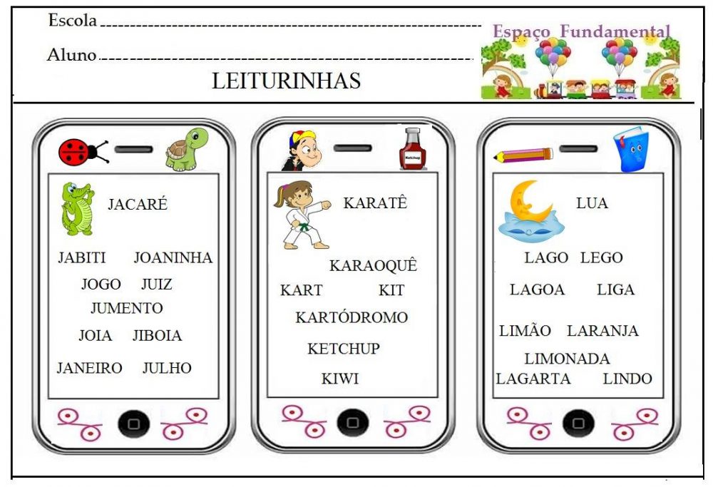 Fichas de Leitura