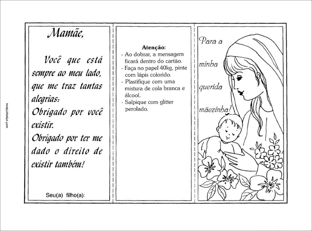 Cartões para o Dia das Mães