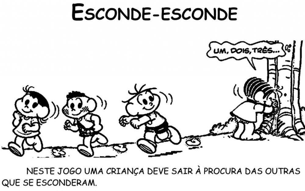 Alfabeto Ilustrado sobre Brinquedos e Brincadeiras da Turma da Mônica