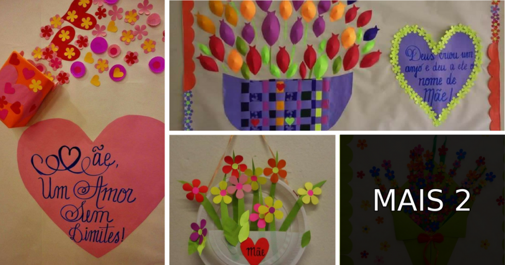 6 Ideias para Murais Dia das Mães