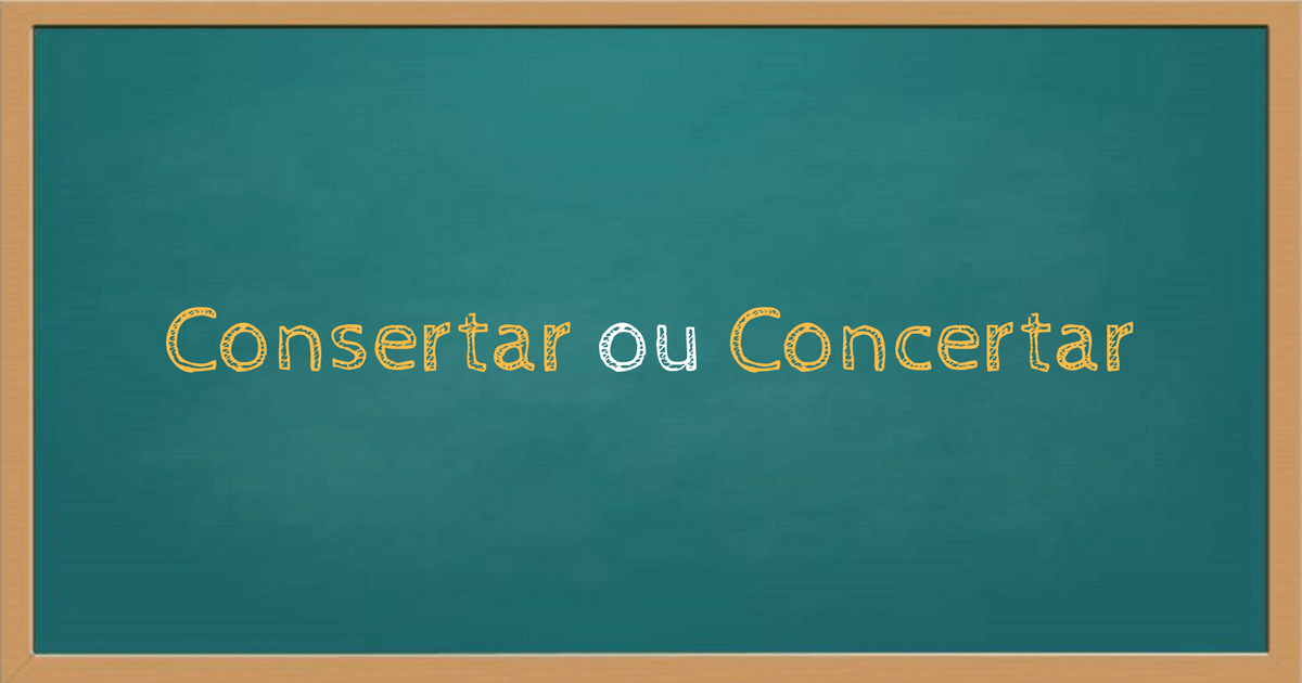 Concerto ou conserto? - Português
