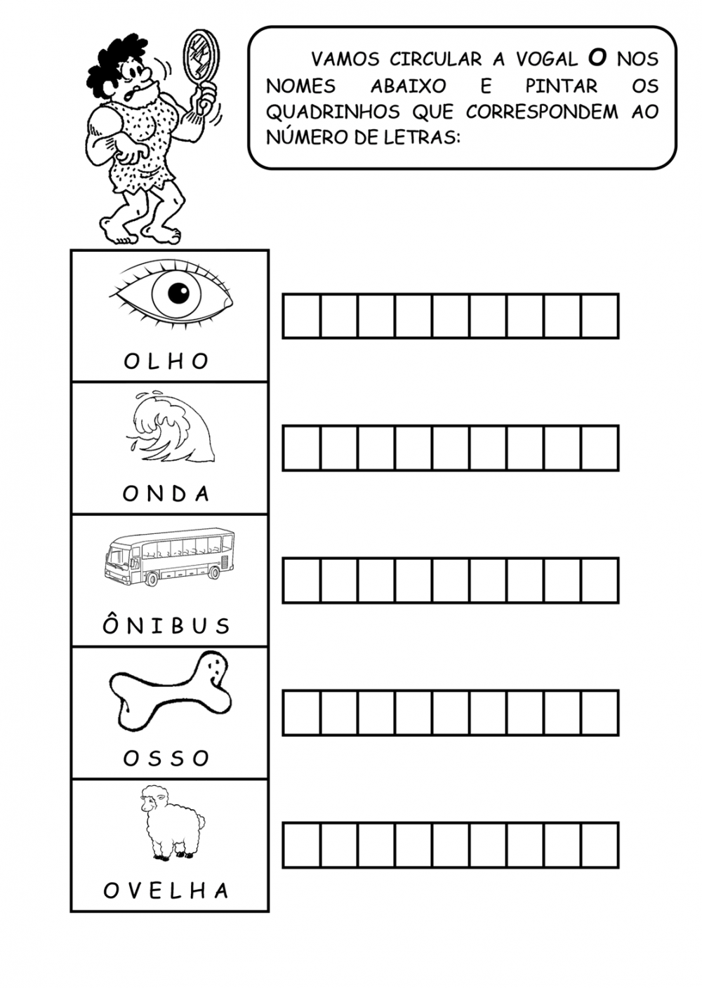 Atividades das vogais