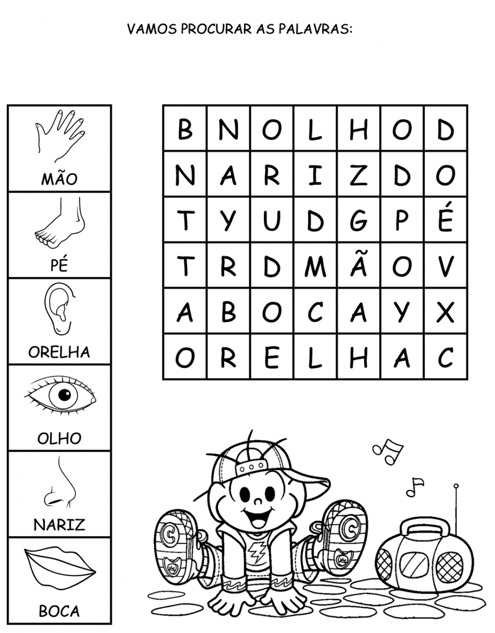 Atividades sobre Sentidos