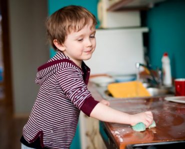As tarefas domésticas também são para crianças