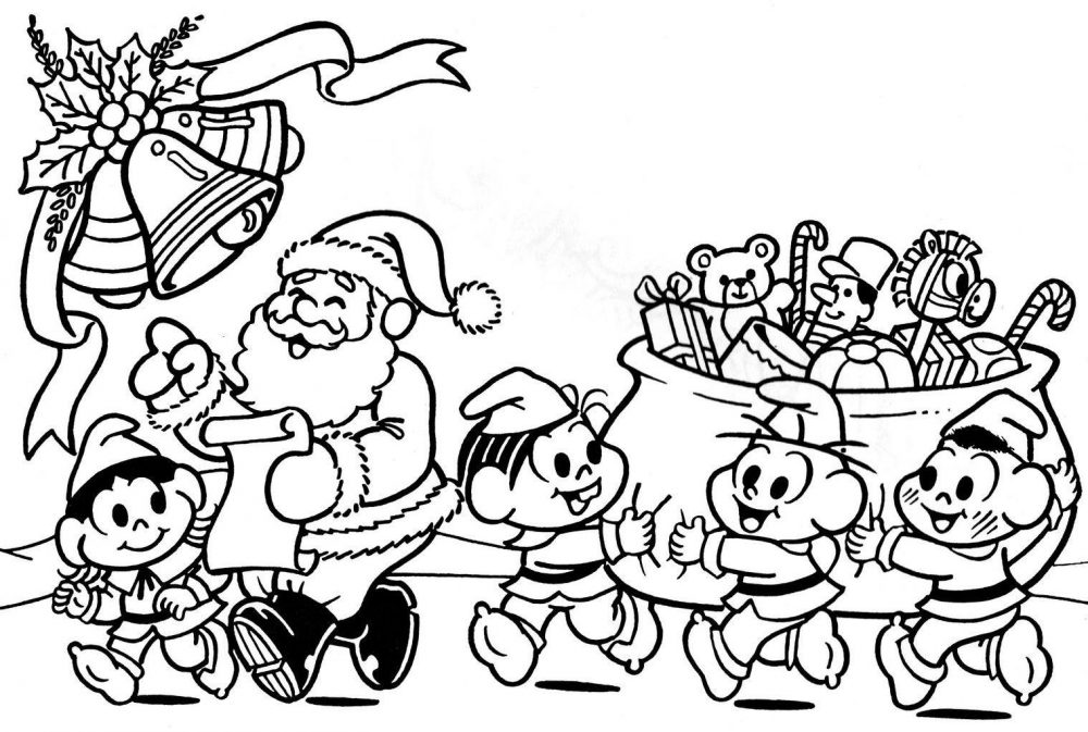 10 Desenhos de Natal para Colorir