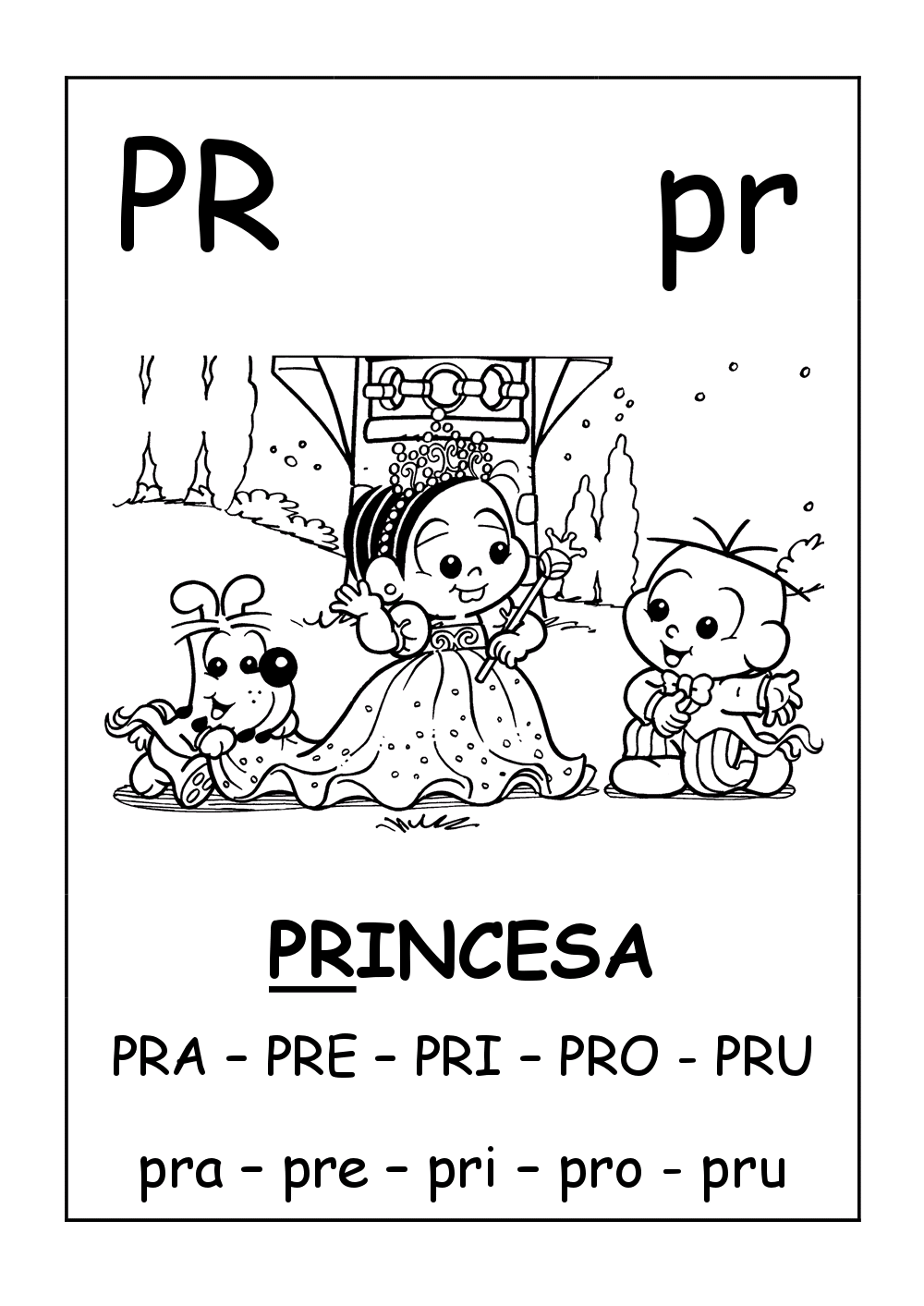Fichas de Leitura ilustrada da Turma da Mônica